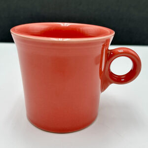 Fiesta Ware Coffee Cup Mug Homer Laughlin HLC O Ring Handle Scarlet Fiestaware